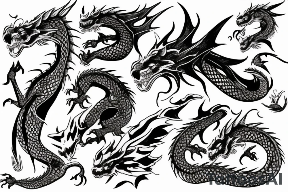 Dragon tattoo idea