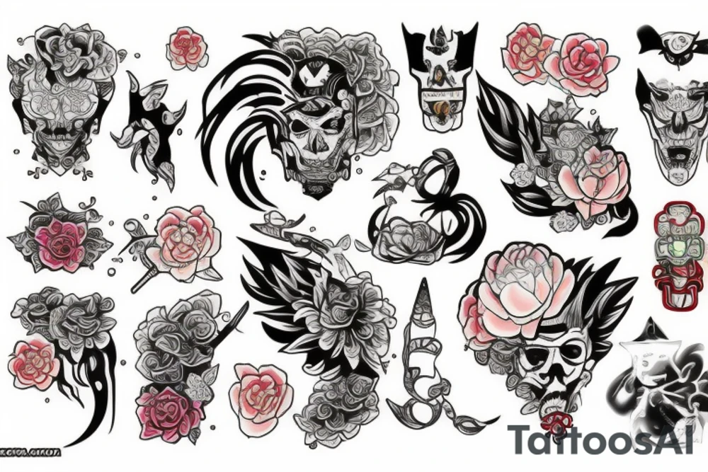 Самурай tattoo idea