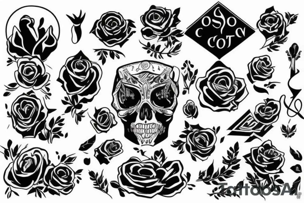 Слон стоит tattoo idea