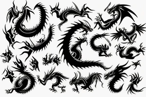 Dragon tattoo idea