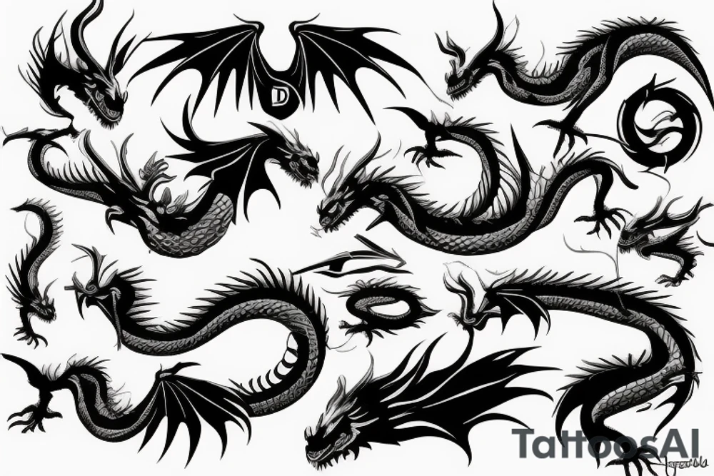 Dragon tattoo idea