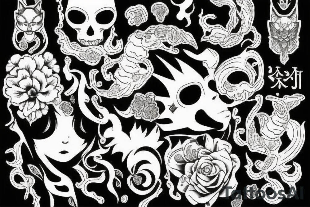 Самурай tattoo idea