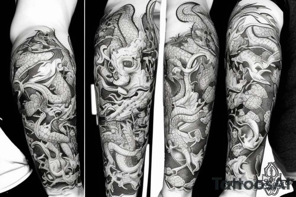 Dragon tattoo idea