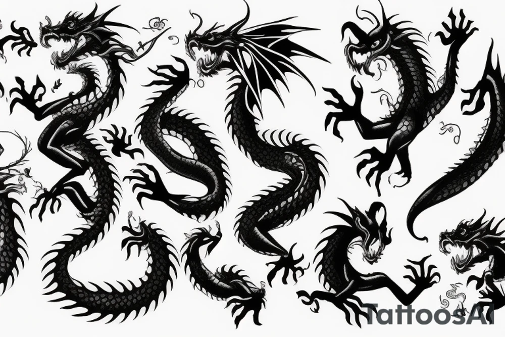 Dragon tattoo idea