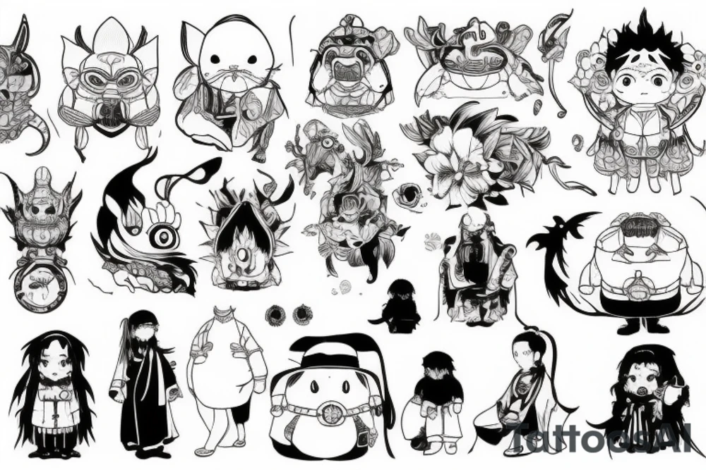 miyazaki hayao character tattoo idea