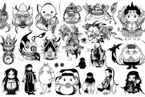 miyazaki hayao character tattoo idea