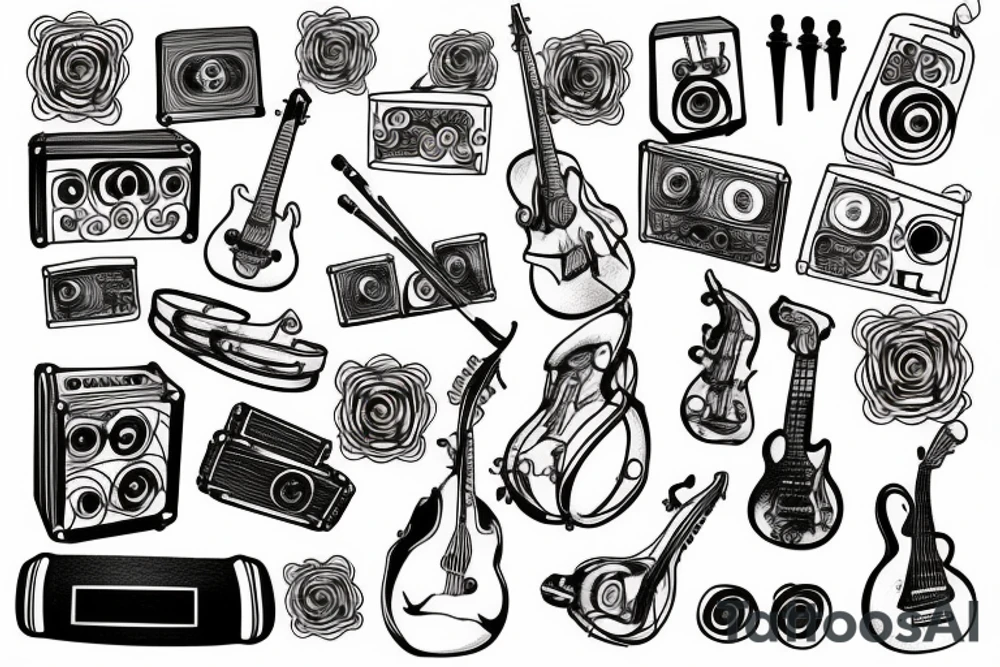 Music tattoo idea