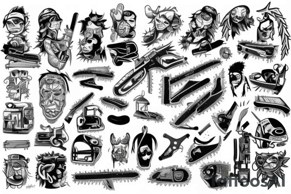 chainsaw man tattoo idea