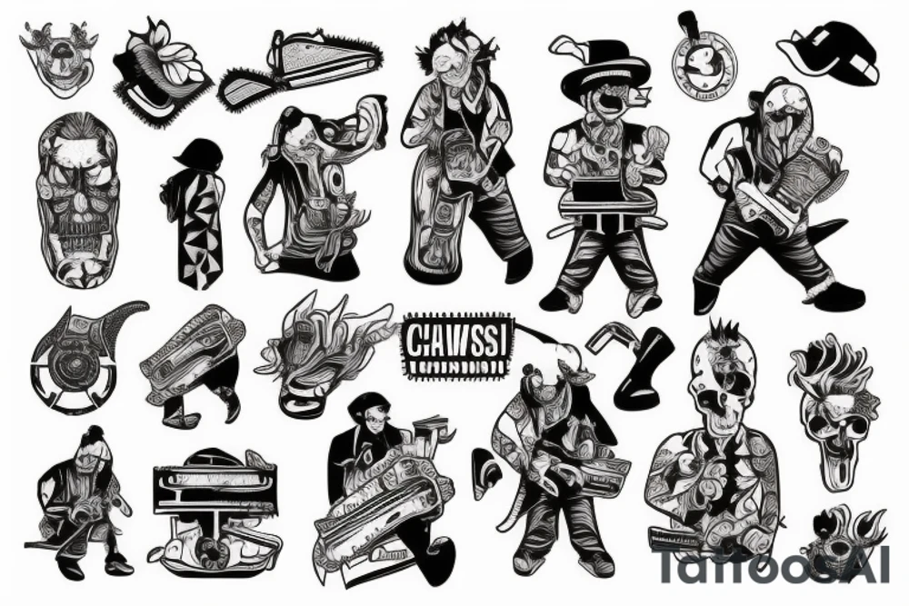 chainsaw man tattoo idea