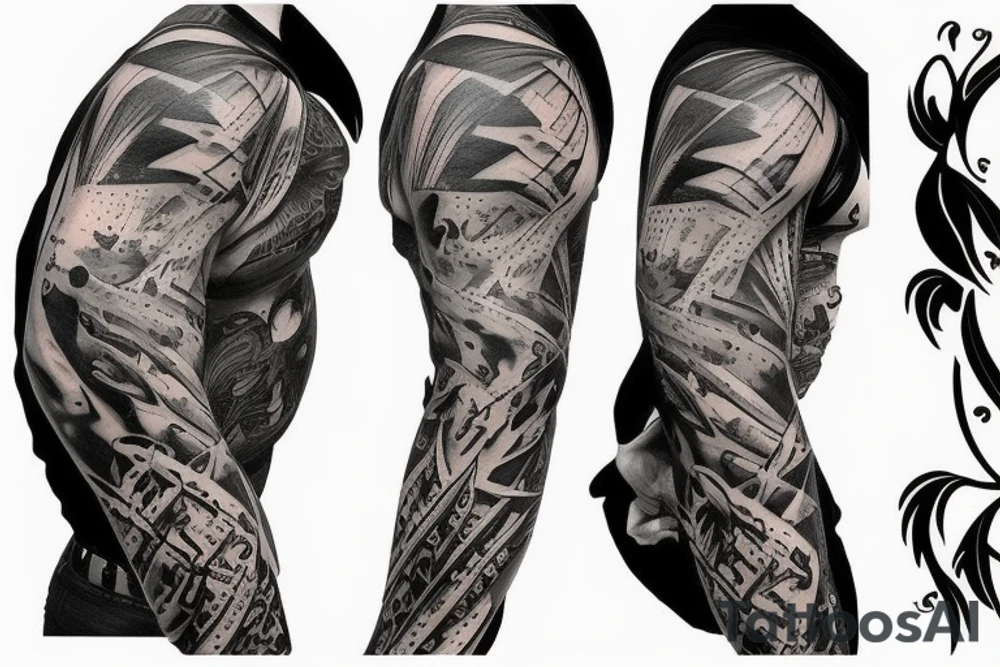 yautja from the original movie sleeve tattoo idea