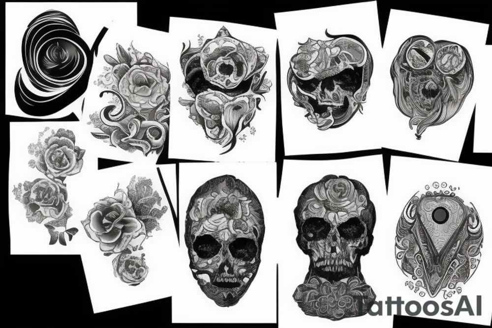 Чёрный слон tattoo idea