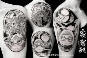 miyazaki hayao character tattoo idea