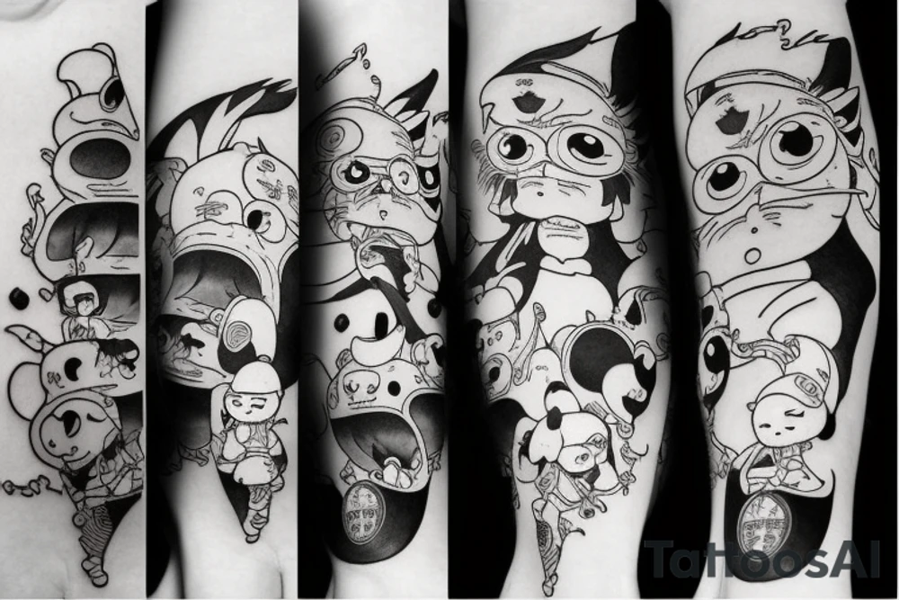 miyazaki hayao character tattoo idea