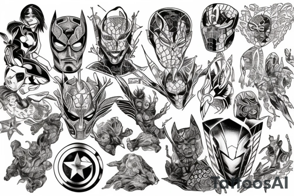 Marvel tattoo idea