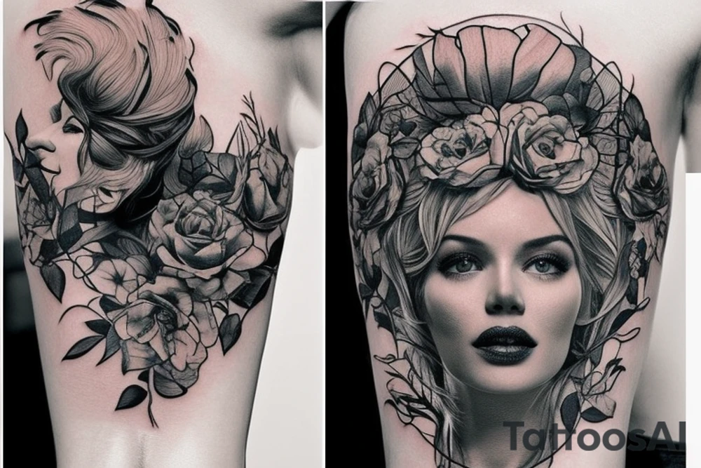 ворон, в стиле трэша полька. На левой части груди, около плеча. tattoo idea