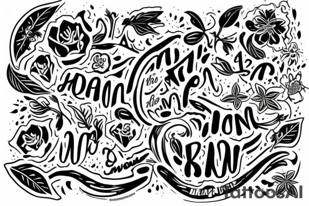 Ohana - значит семья tattoo idea