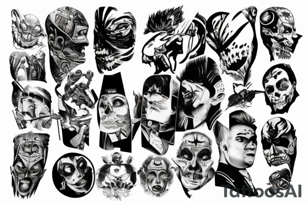 Pretator from the original movie sleeve tattoo idea