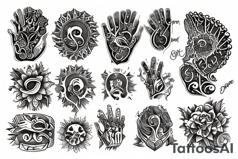 hand of fatima tattoo idea