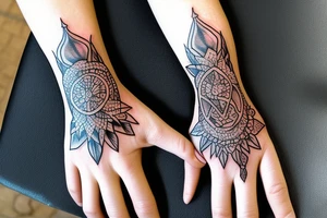 hand of fatima tattoo idea