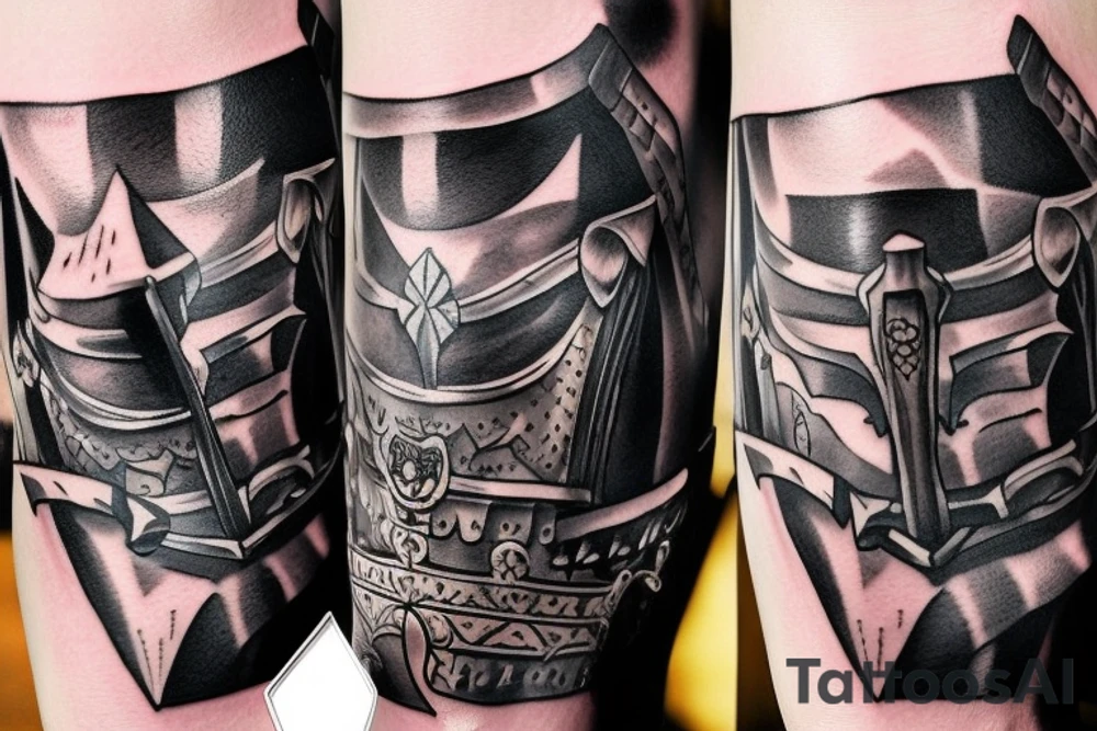 knights attack the fortress tattoo idea