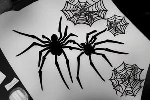 Spider tattoo idea