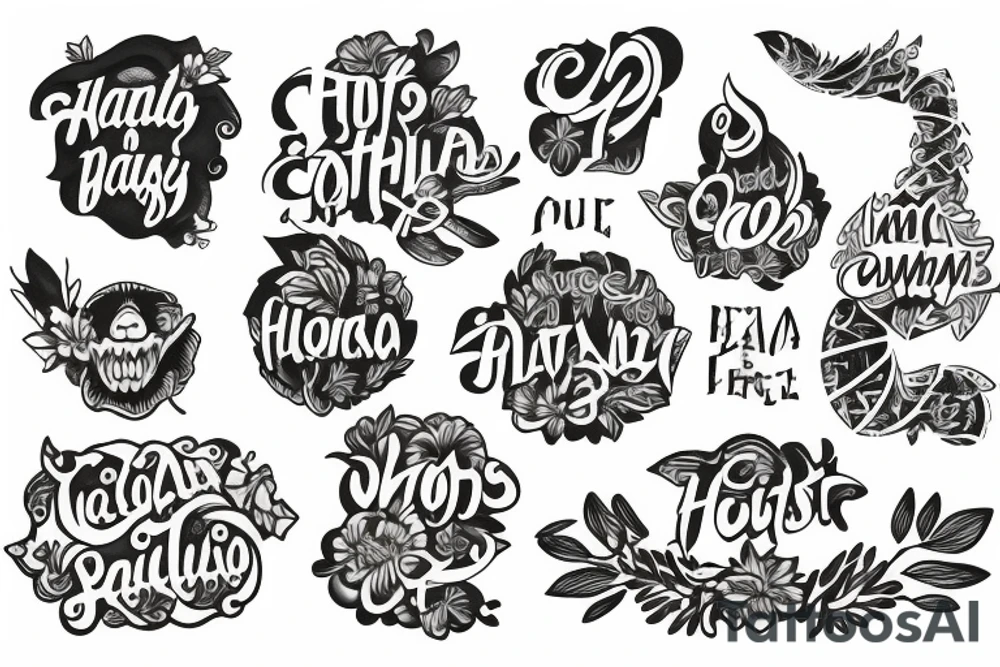 Ohana tattoo idea