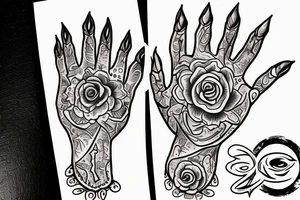hand of fatima tattoo idea