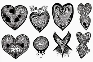 Atomic heart tattoo idea
