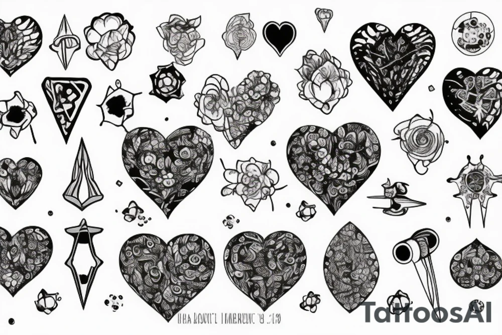 Atomic heart tattoo idea