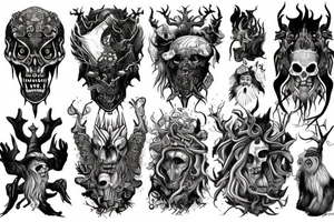 monsters from Slavic mythology tattoo idea