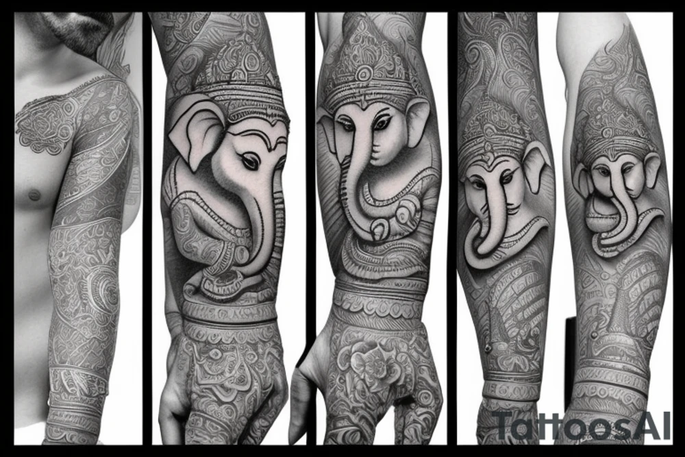 Ganesha tattoo idea