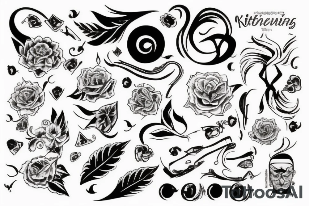 Сказочный феникс с острым клювом tattoo idea