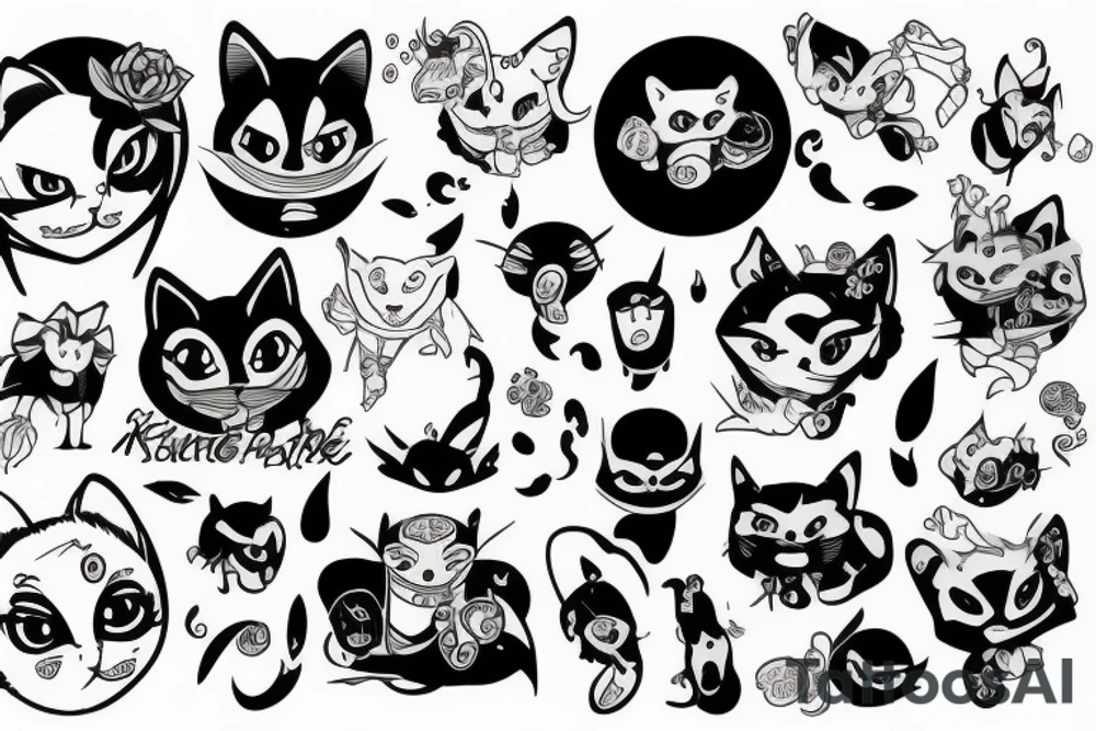 кот в шаурме tattoo idea