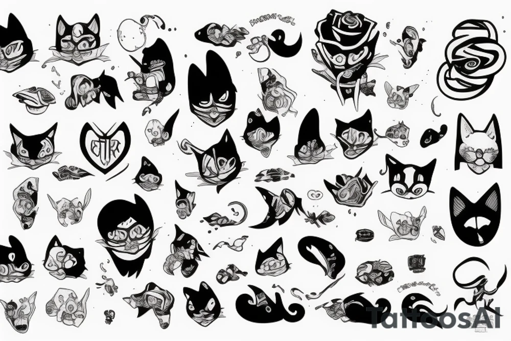 кот в шаурме tattoo idea