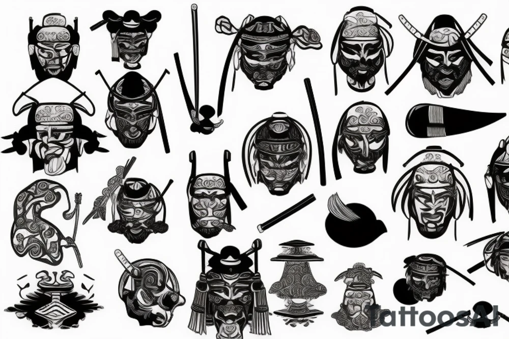 Samurai tattoo idea