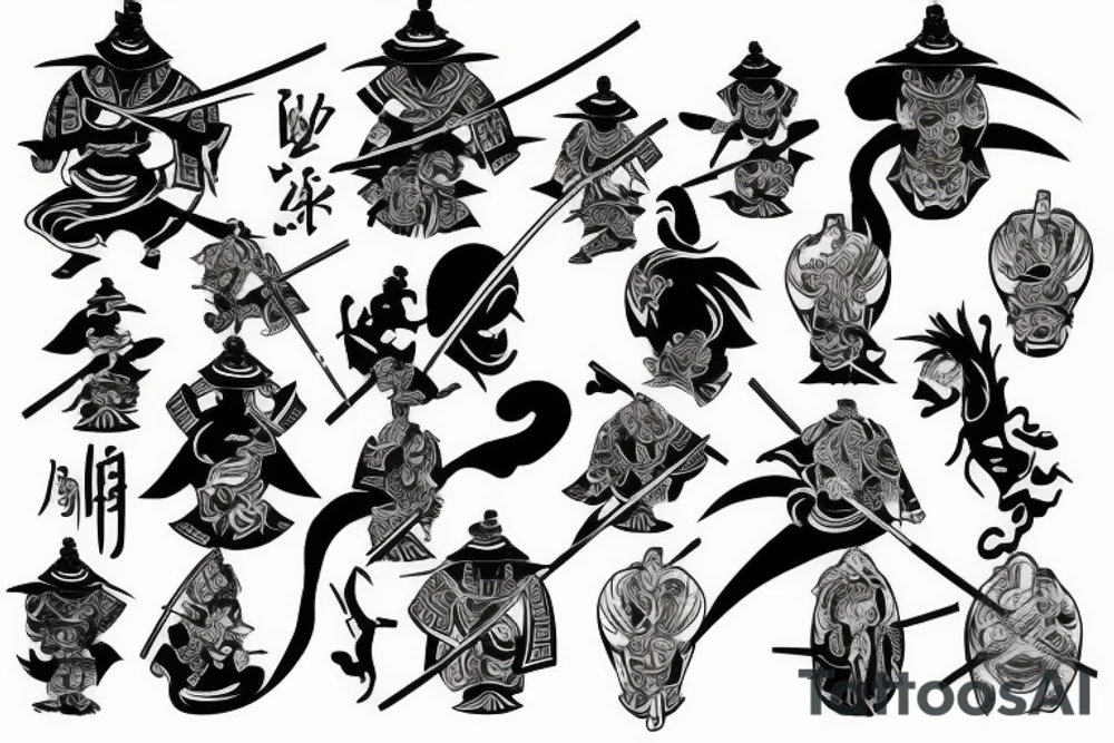 Samurai tattoo idea