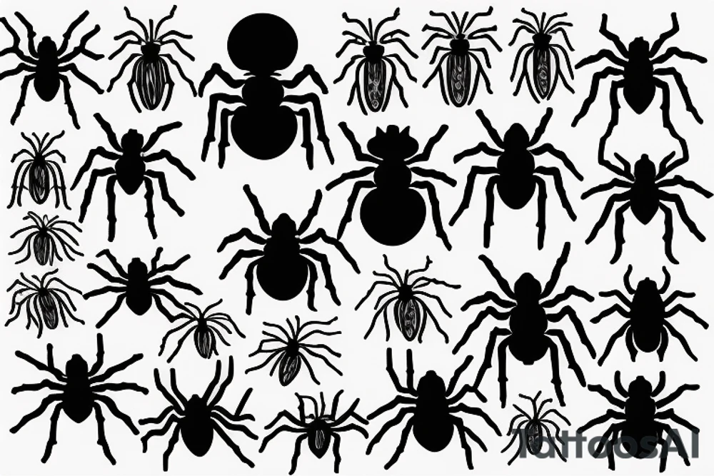 Spider tattoo idea
