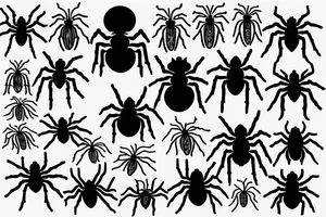 Spider tattoo idea