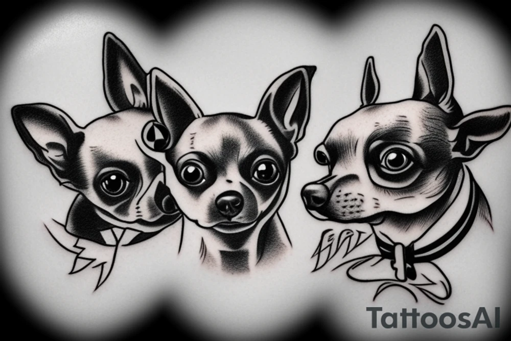 chihuahua tattoo idea