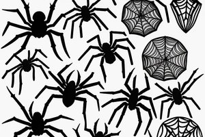 Spider tattoo idea