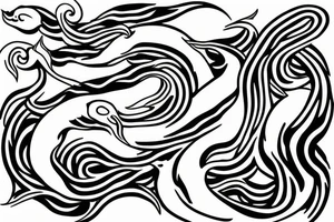 White snake tattoo idea