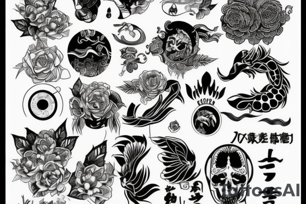 Пионы tattoo idea
