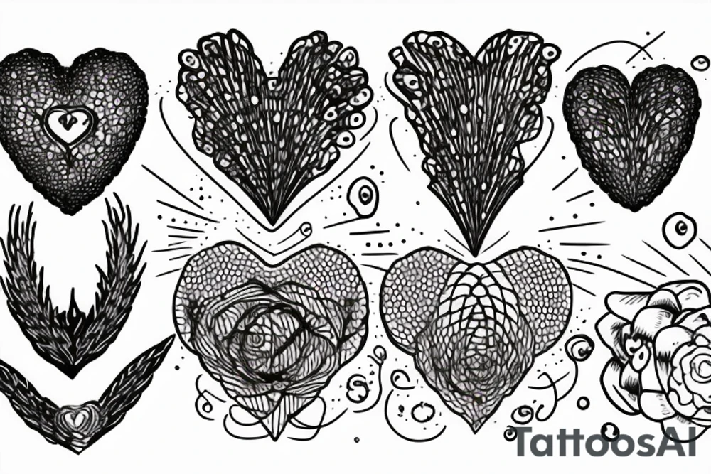 Atomic heart tattoo idea