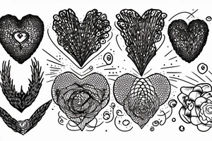 Atomic heart tattoo idea