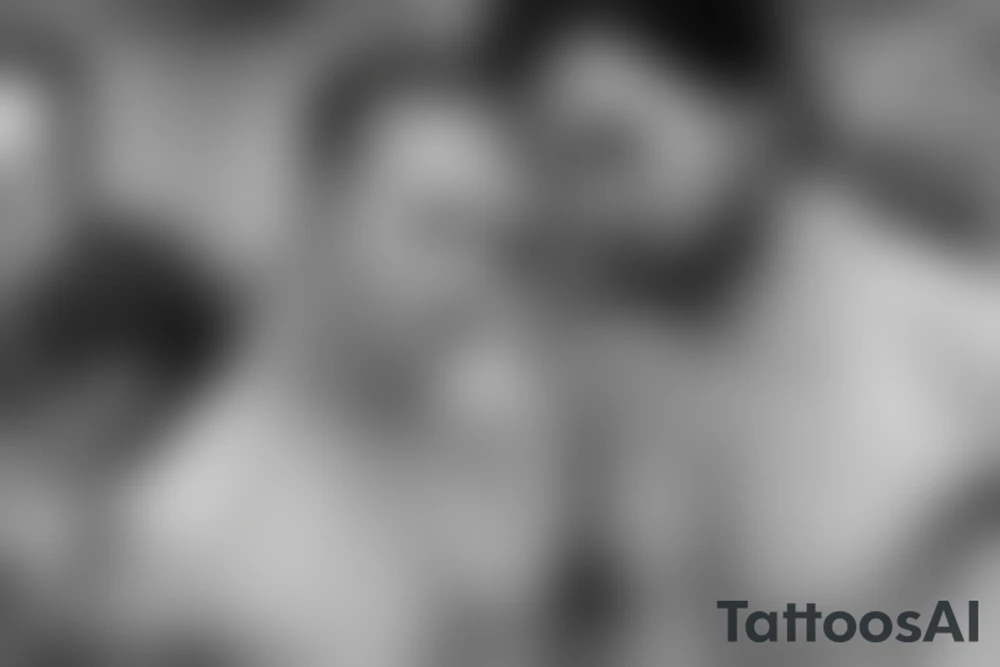 Двухглавый скелет орла с коронами, в одной лапе с ножом, в другой с ломом tattoo idea