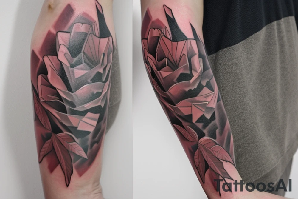Двухглавый скелет орла с коронами, в одной лапе с ножом, в другой с ломом tattoo idea