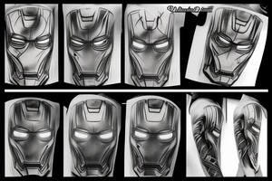 Iron man tattoo idea