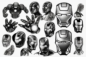 Iron man tattoo idea