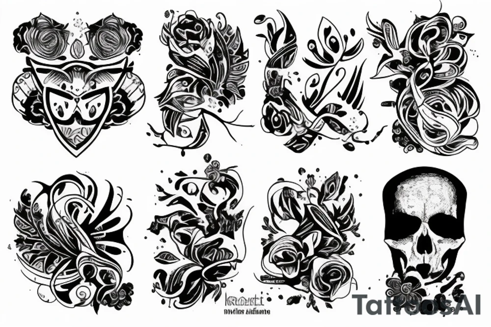 потрепанный аист tattoo idea