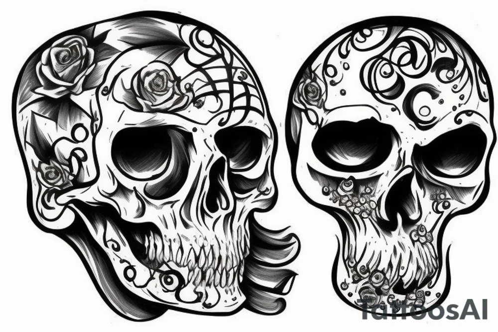 Scull tattoo idea